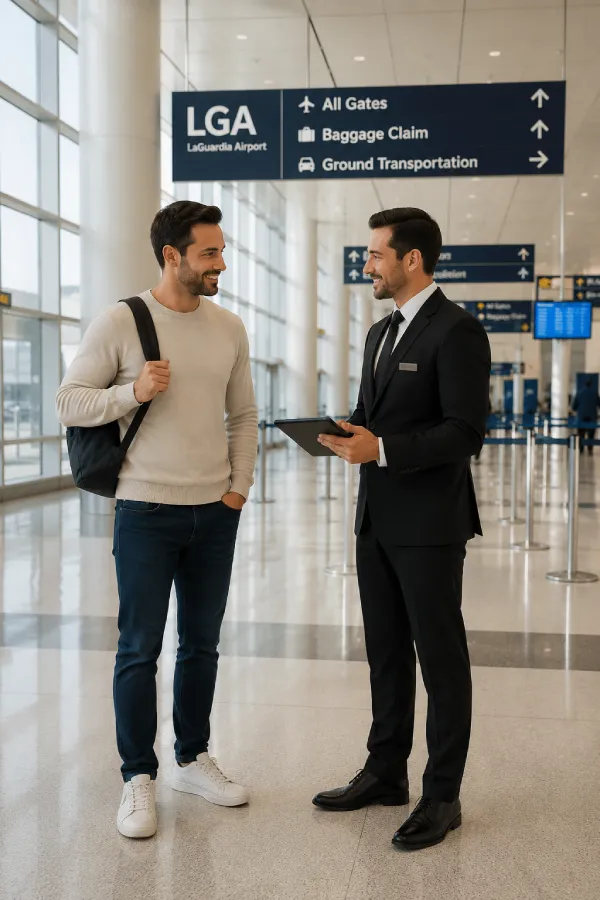 Private limousine service from laguardia airport meet and greet